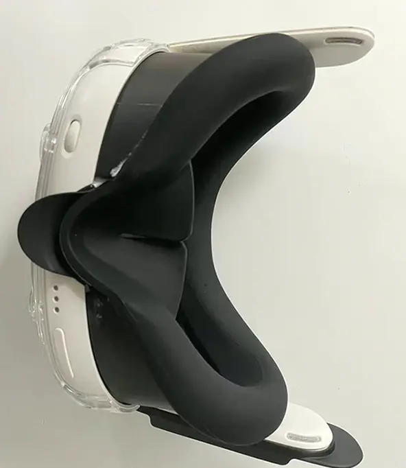 Silicone Face Cover Pad Compatible for VR Quest 3 Gear