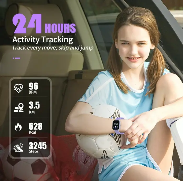 Kids IP68 Water-Resistant Activity Tracker
