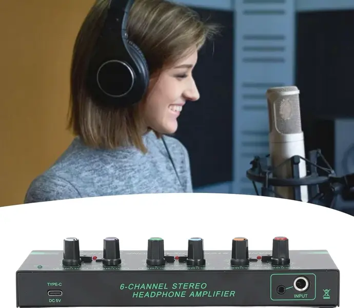 Six-Channel Compact Earphone Amplifier