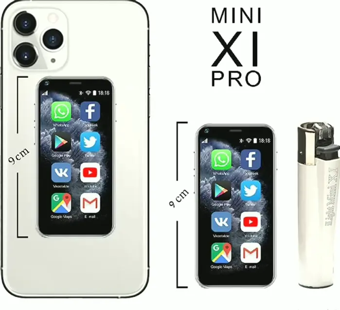 iLight Mini Smartphone|Smallest Android Phone, 2.5" Touchscreen, Global Unlocked