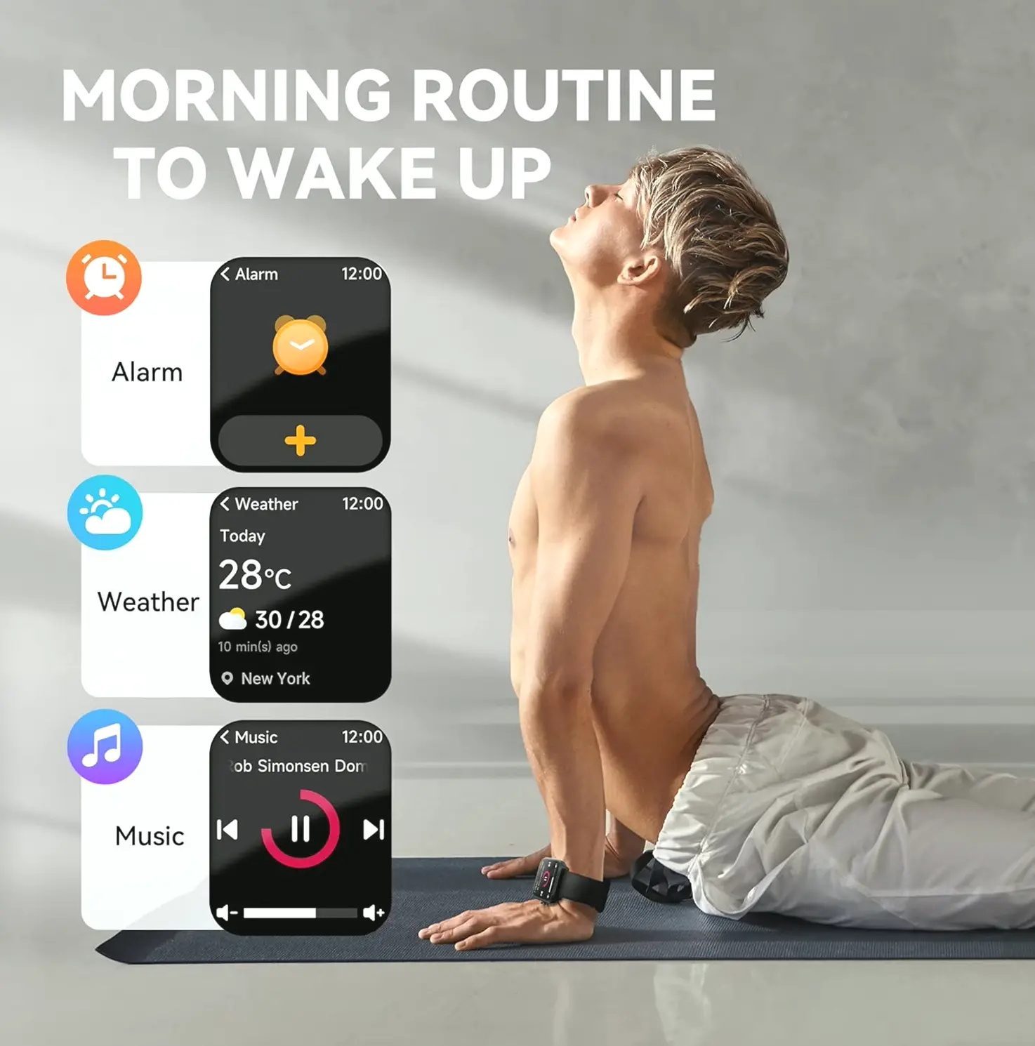 Smart Watch for Men with Call Feature, Voice Assistant, 1.8" Fitness Tracker