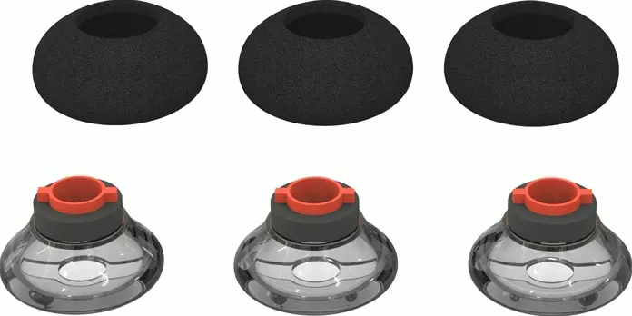 3X Pack Traveler 5200 In-Ear Tips for Ploy Headsets