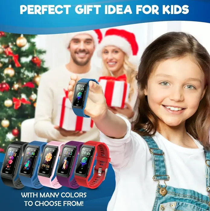 Kids Activity Tracker: Waterproof Watch including Heart Rate Monitor