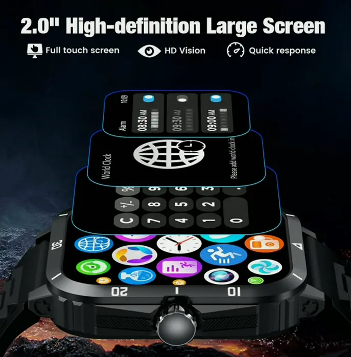 Male Smart Fitness Tracker for Android & iOS Phones