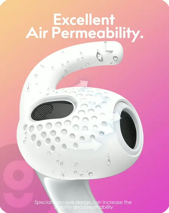 Improved Ear Loops Covers for AirPods 3 w/ Carrying Case (Set of 3)