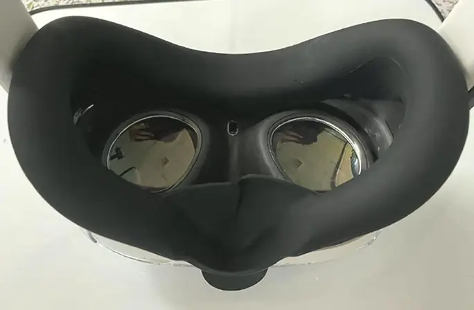 Silicone Face Cover Pad Compatible for VR Quest 3 Gear