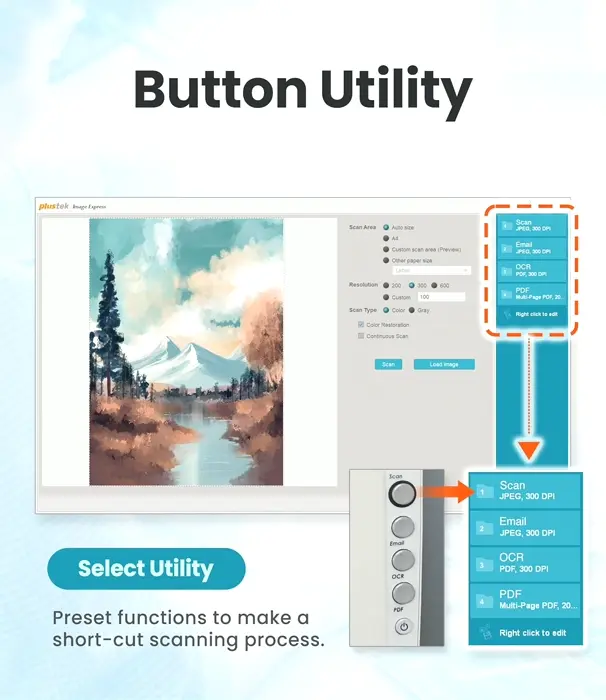 Plustek 2700 - Speedy Flatbed Scanner for Home