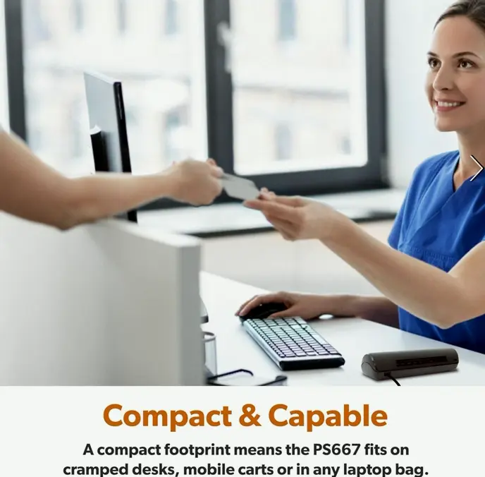 Portable A6 Card Reader