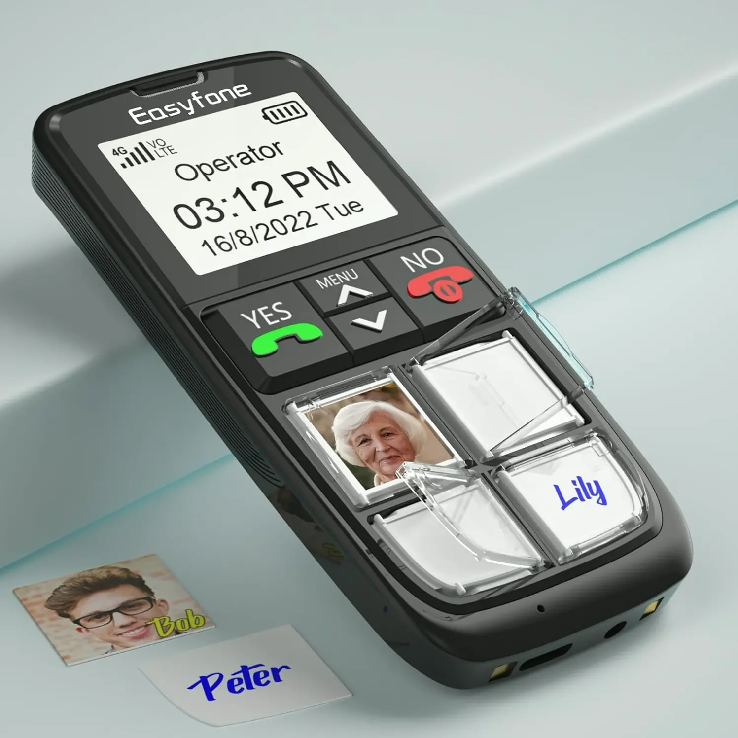 Simplefone T6 4G Picture Cell Phone for Elders and Kids