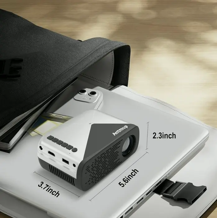 Compact Wi-Fi Projector for  Phones Including HDMI