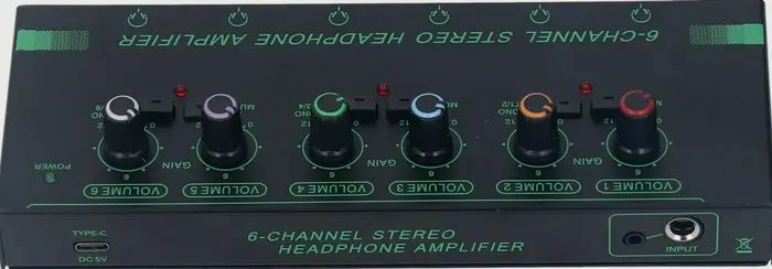 Six-Channel Compact Earphone Amplifier