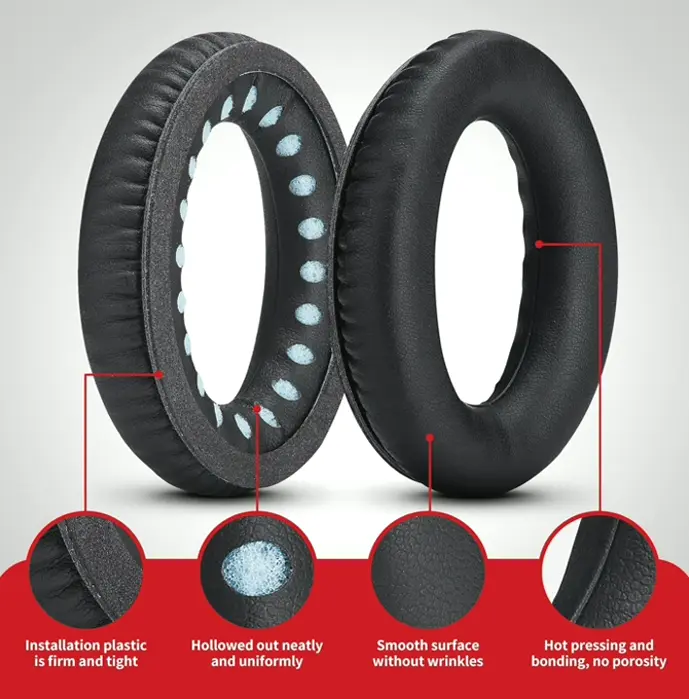 Pro Bose Headphone Pads by QC35 QC25 QC15 SoundLink by Krone Kalpasmos – Blue