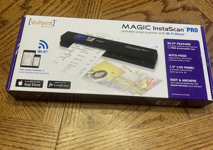 Magic InstaScan PRO Wi-Fi Portable Scan Device, Violet