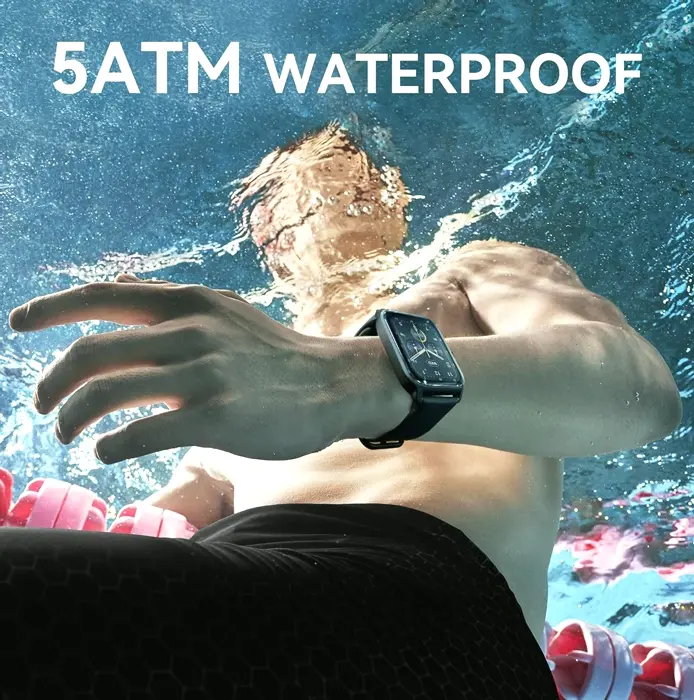 Smart Watch for Men with Call Feature, Voice Assistant, 1.8" Fitness Tracker