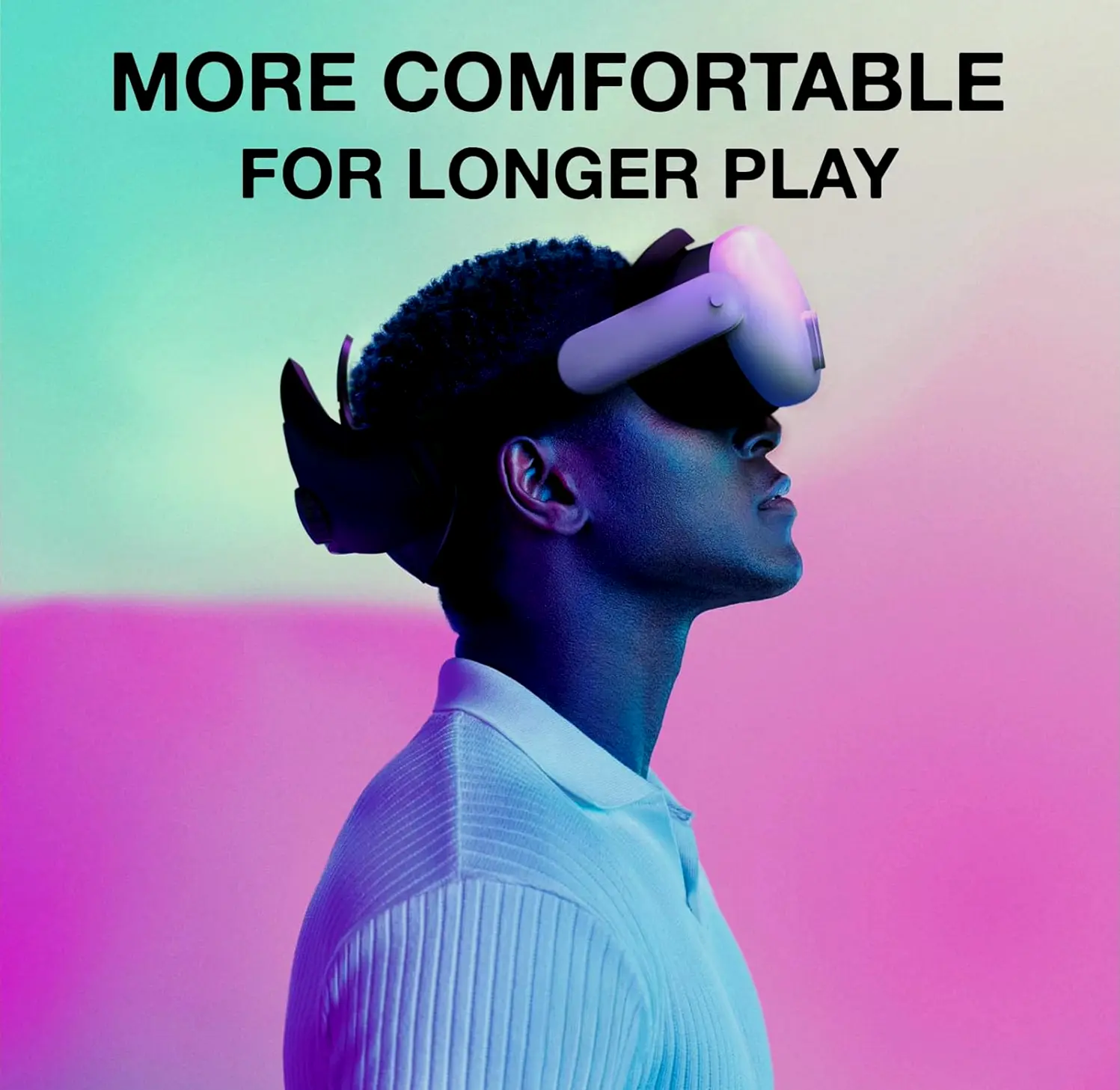 Virtual Reality Rubber Face Pad Protector for Meta Quest 3 Helmet Add-ons