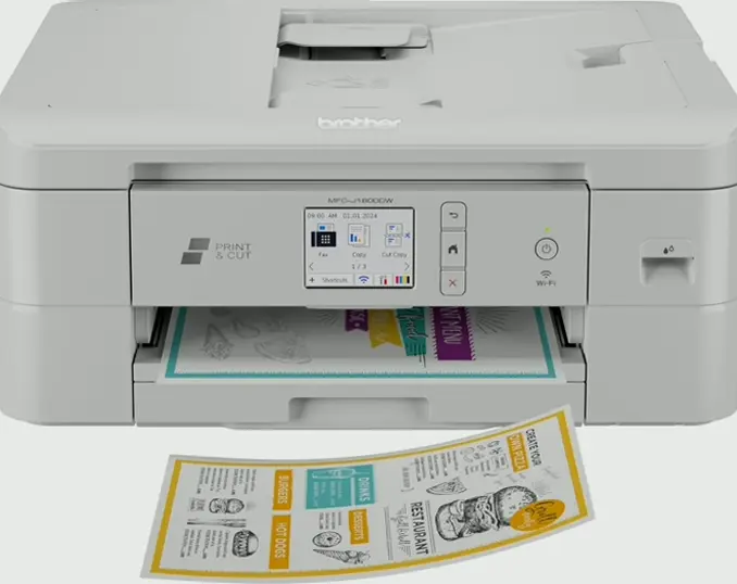 Sibling Color All-in-One Inkjet Printer | Wi-Fi Printing and Auto Paper Cutter