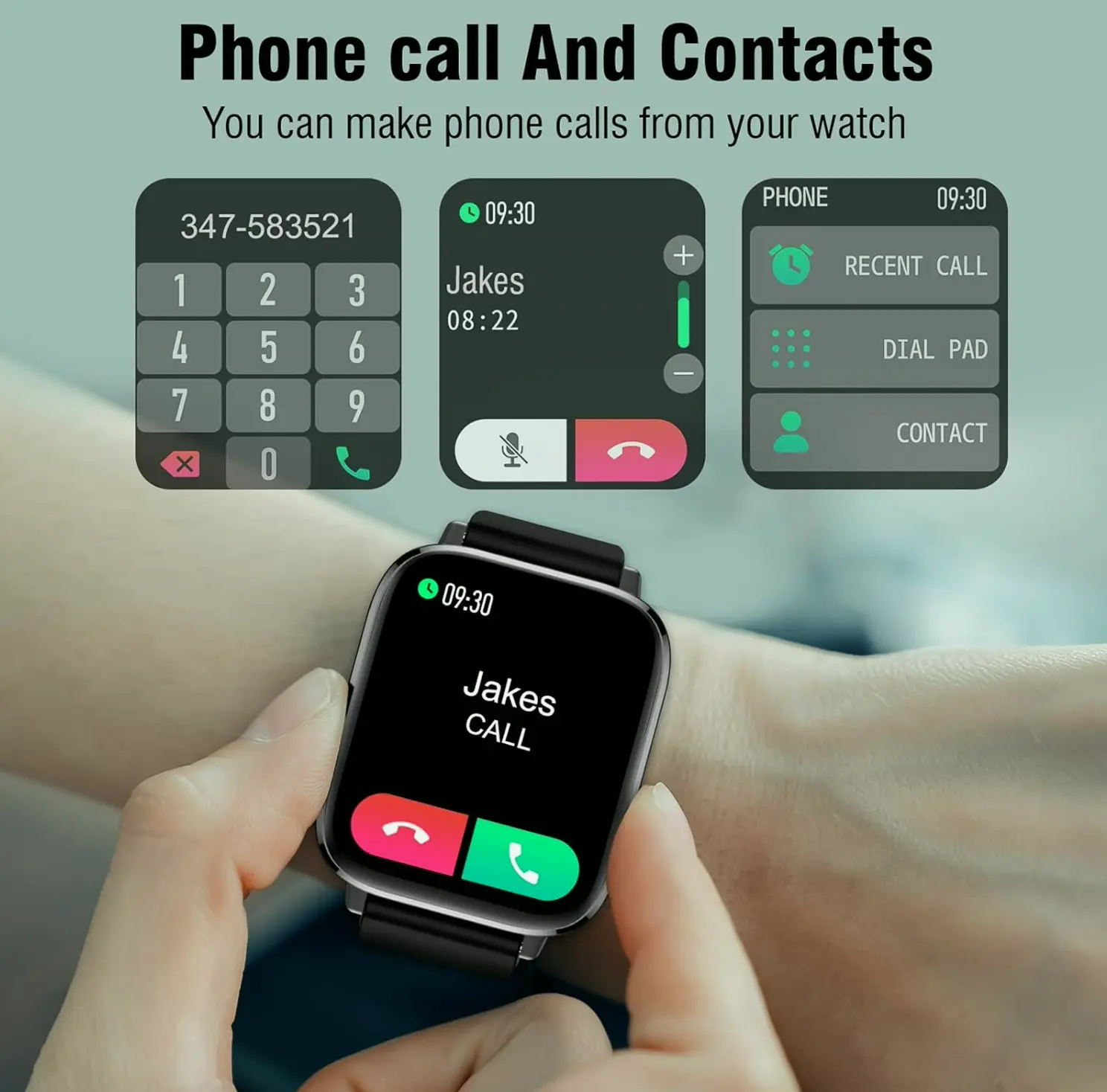 Smart Wellness Tracker with Full Touch