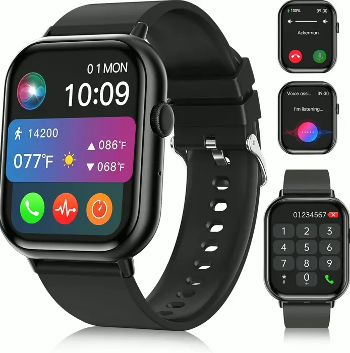 Intelligent Watch featuring 2.01" Full Screen for Google & iOS, Heart Rate Monitor