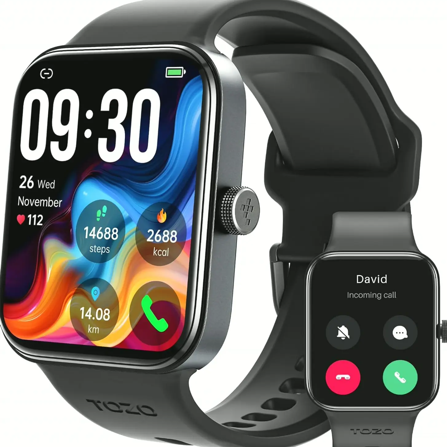 AcuFit One Intelligent Watch 1.78-inch Ultra-Clear Screen Unisex Fitness Tracker