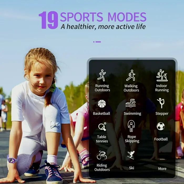 Kids IP68 Water-Resistant Activity Tracker