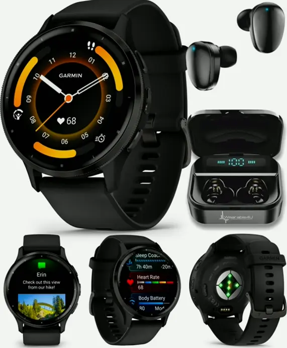 Garmin Venu 3 Color GPS Watch, Fitness Features, 14 Days Battery