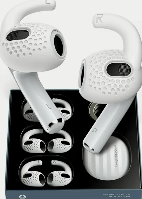 Improved Ear Loops Covers for AirPods 3 w/ Carrying Case (Set of 3)