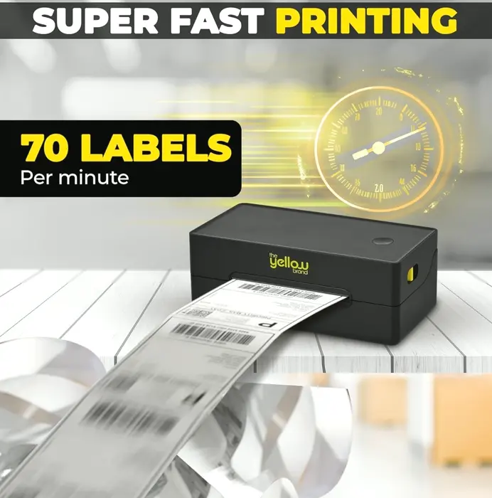 Label Device, Wireless Thermal 4 x 6 Home or Mobile Printer