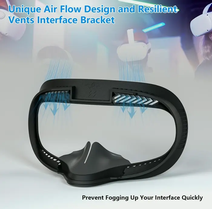 Virtual Reality Face Pad 5 in 1 Bundle for Quest 2 Accessories