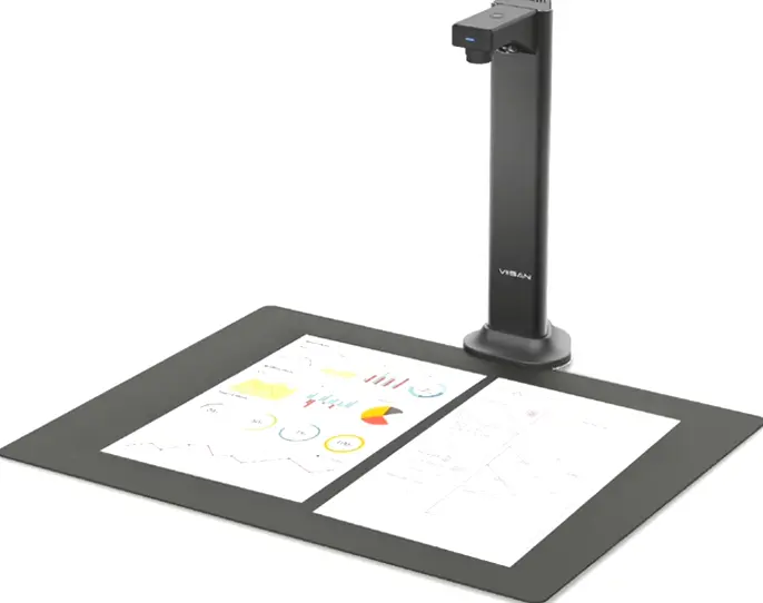VIISAN DL8 High-Resolution Document Scanner, Plug-and-Play