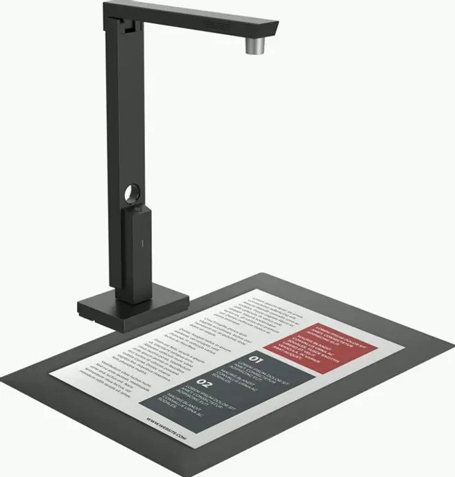 CZUR's Lens 1200 Pro Document Scanner, 12MP Camera, Fast 1 Seconds/Page Scanning, Travel Friendly for Mac & Windows