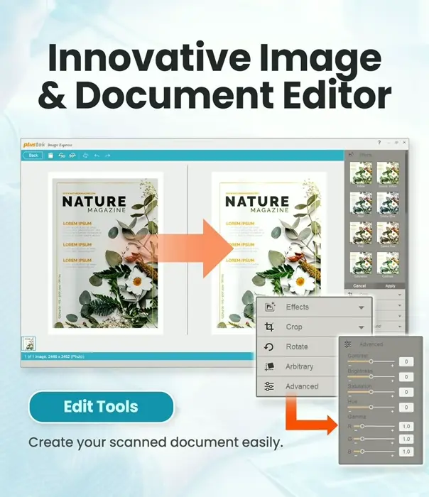 Plustek 2700 - Speedy Flatbed Scanner for Home