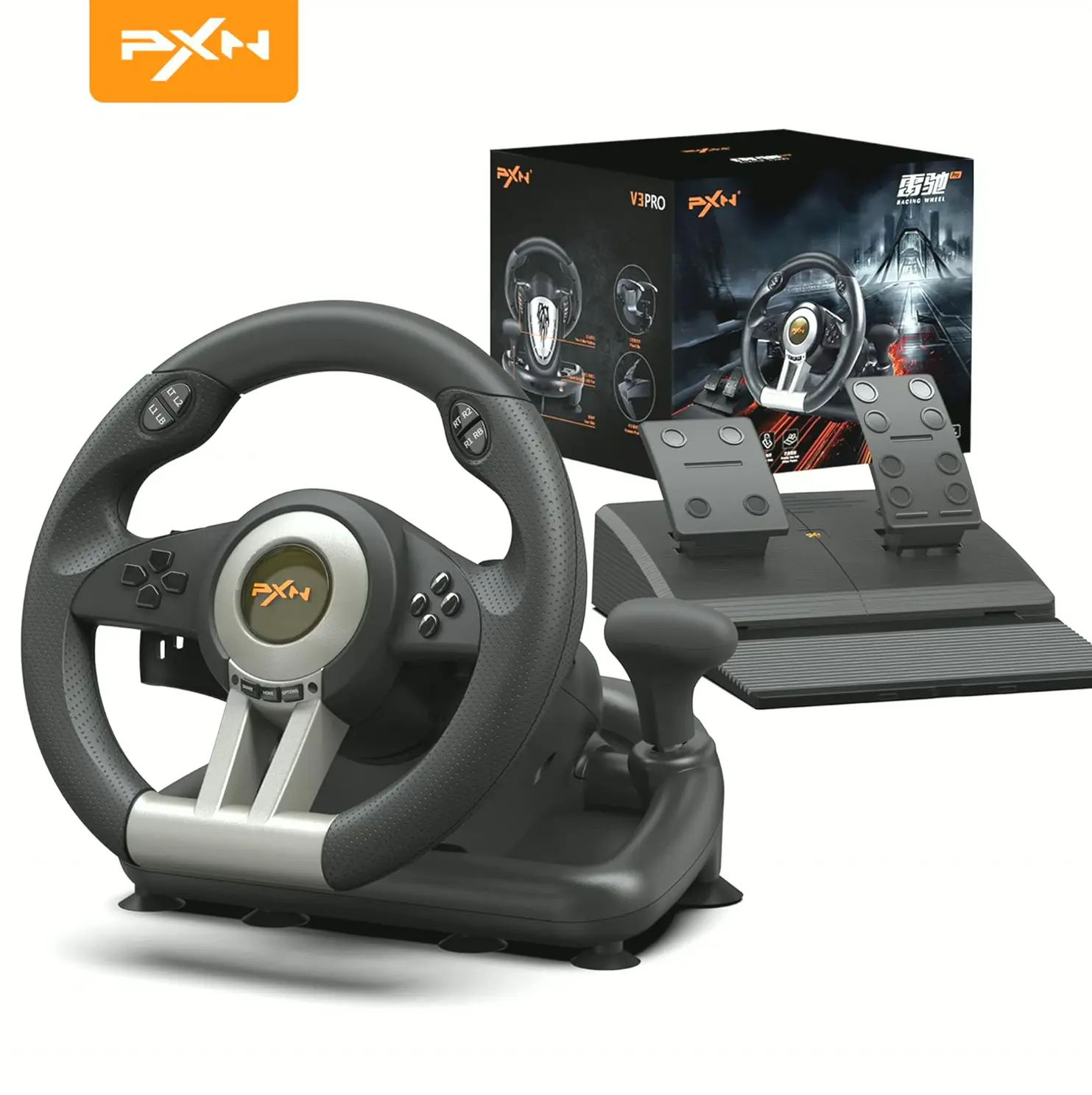 PXN Steering Wheel for PC and Console