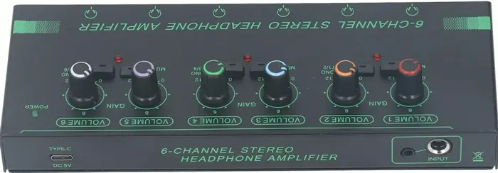 Six-Channel Compact Earphone Amplifier