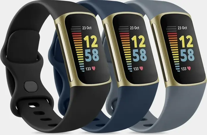 3-Pack Fitness Straps for Fitbit Charge 5