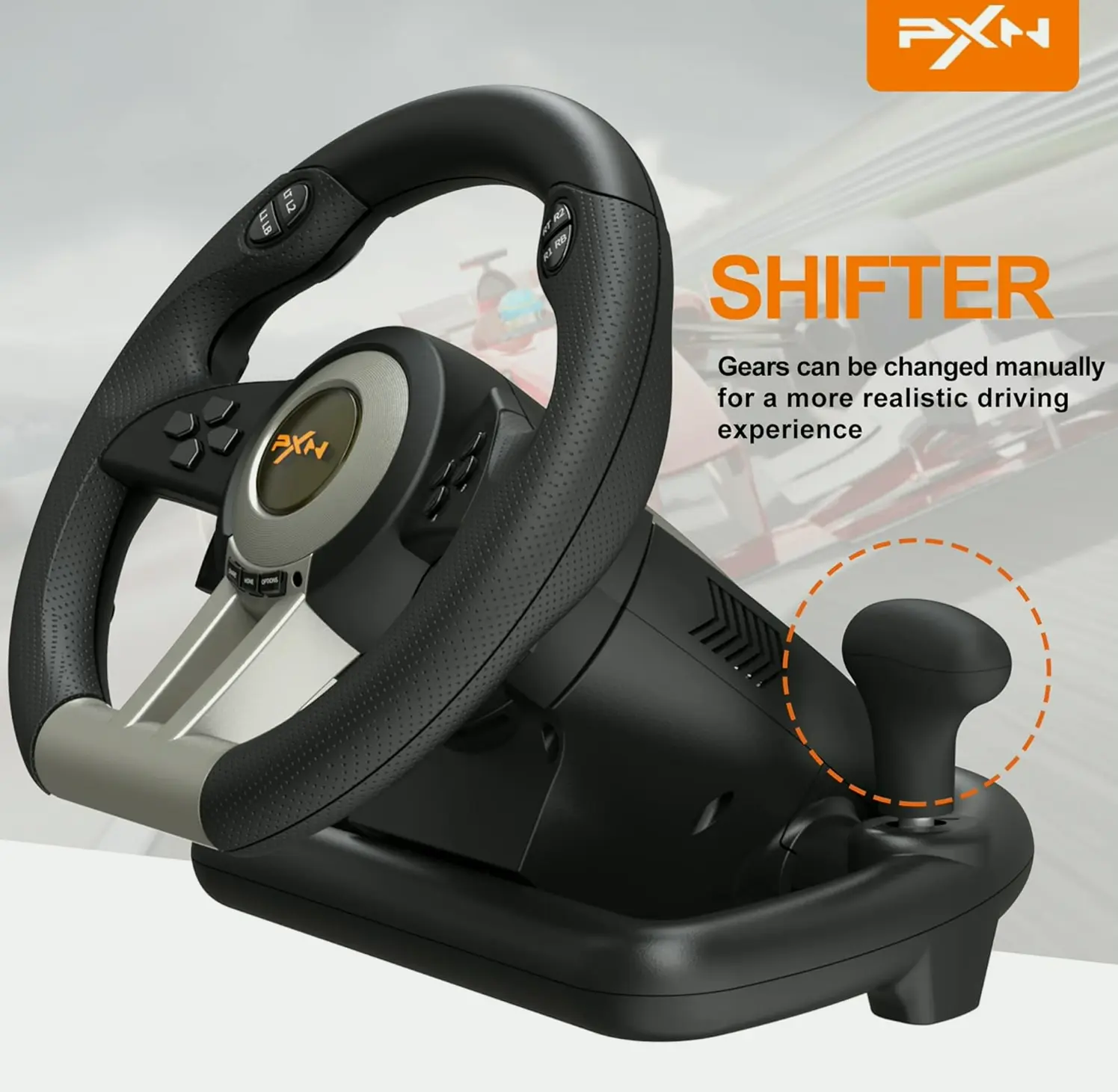 PXN Steering Wheel for PC and Console