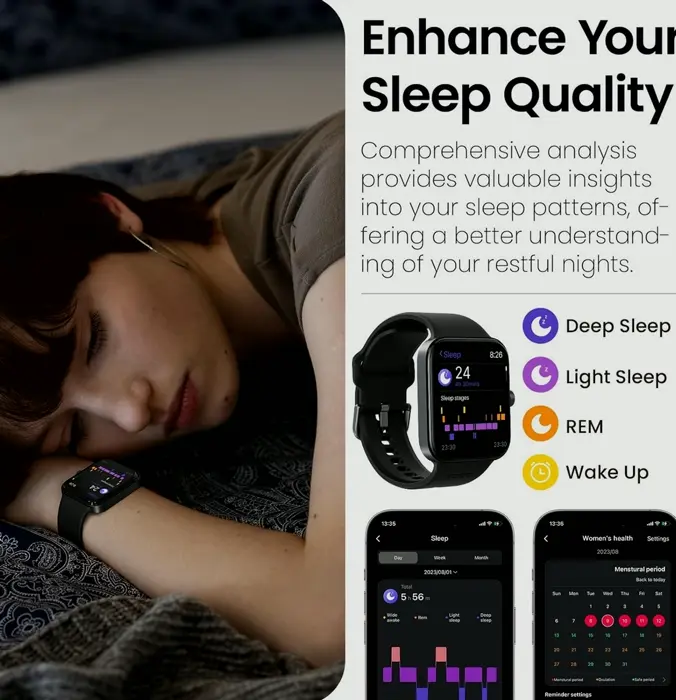 AcuFit One Intelligent Watch 1.78-inch Ultra-Clear Screen Unisex Fitness Tracker