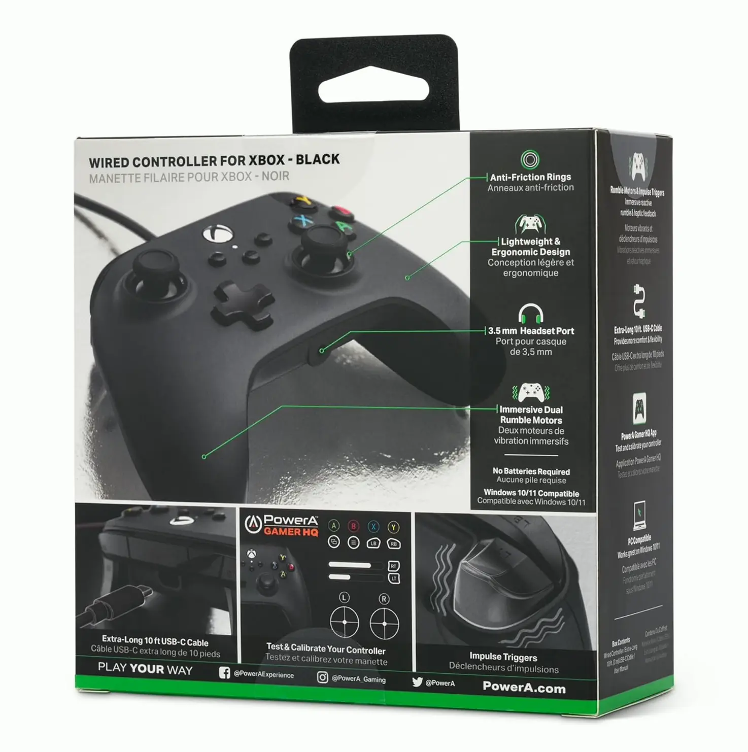 PowerA  Wired  Xbox  Controller  - Black