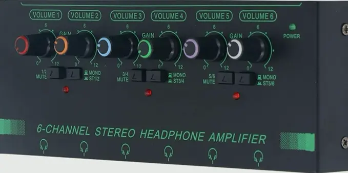 Six-Channel Compact Earphone Amplifier