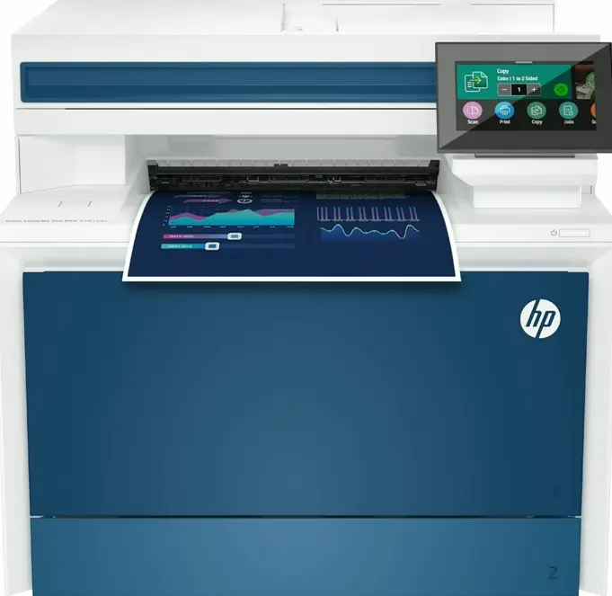 HP Color LaserJet Pro Printer All-in-One 4301fdn, Scan, Copy, Fax, Fast Speeds, Easy Setup, Wireless Printing, Enhanced Security, Perfect for Small Groups, Ivory