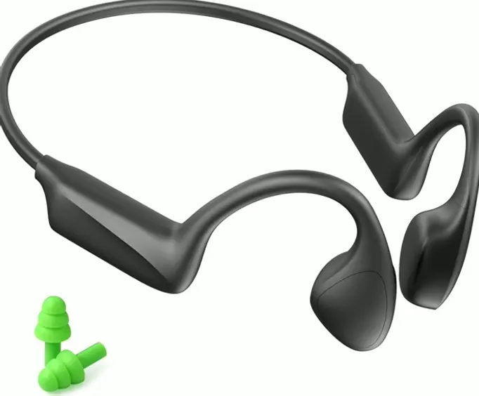 Bone Conduction Headsets - Bluetooth 5.3 Open-Air Ear, 12hrs Playback, High-Definition Microphone, Exercise Headphones, Sweatproof