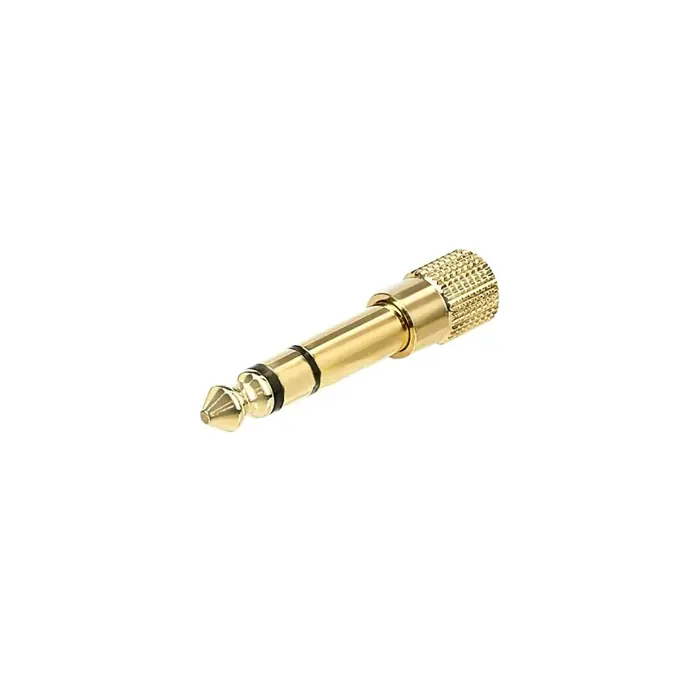 Gilded Stereo Earphone Connector Pair