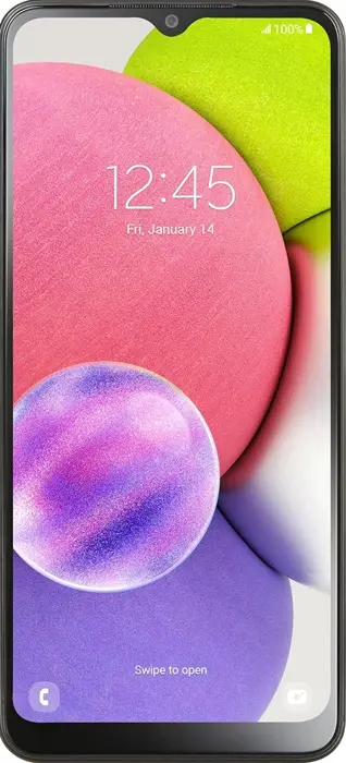 TracFone Samsung Galaxy A03s, 32GB, Black - Secured