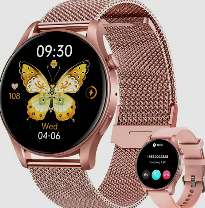 Women's Smartwatch with AMOLED Touchscreen