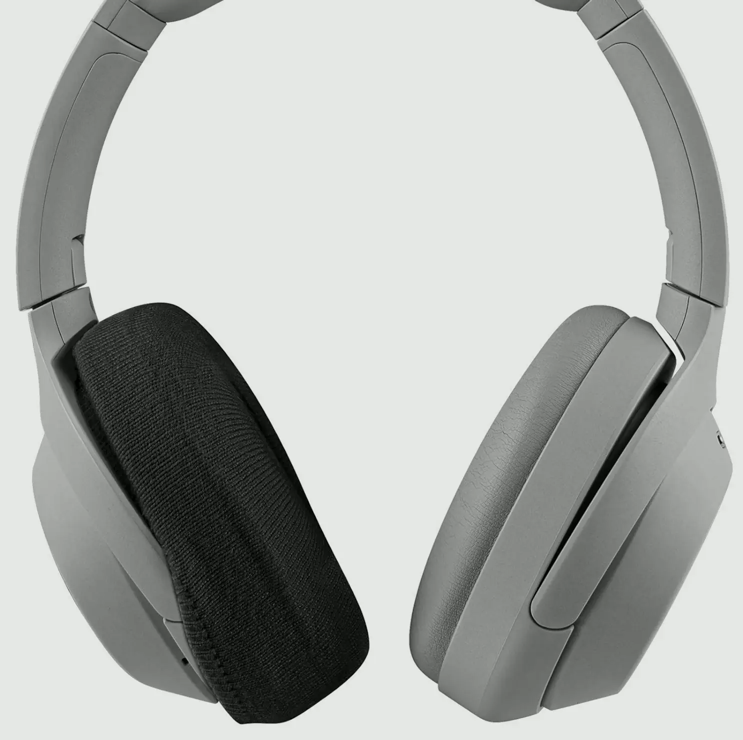 Knit Ear Covers, Flexible, Hygienic (M/Black)