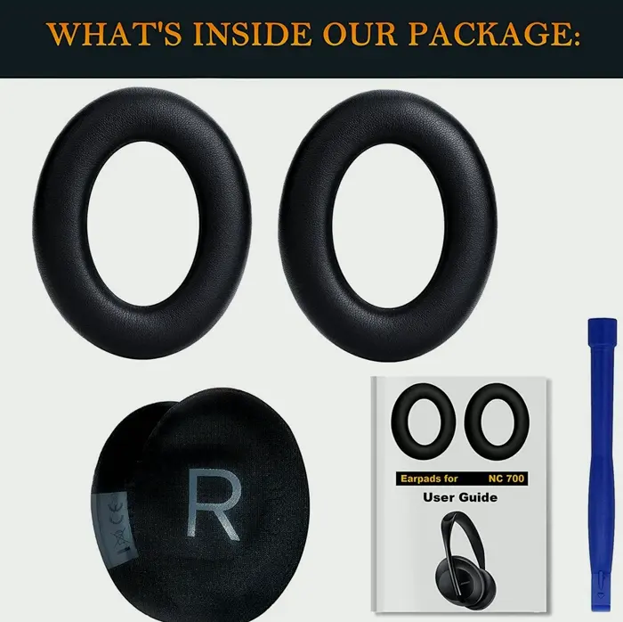 SOULWIT Leather Replacement Earpads for BOSe 700 Headphones