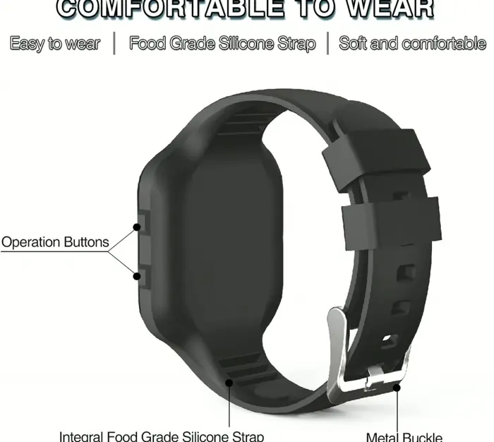 No-Bluetooth Digital LED Fitness Tracker Youth Fitness Watch