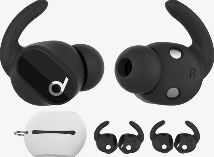 Earbud Covers for Beats Buds - Silicone Covers (Black)
