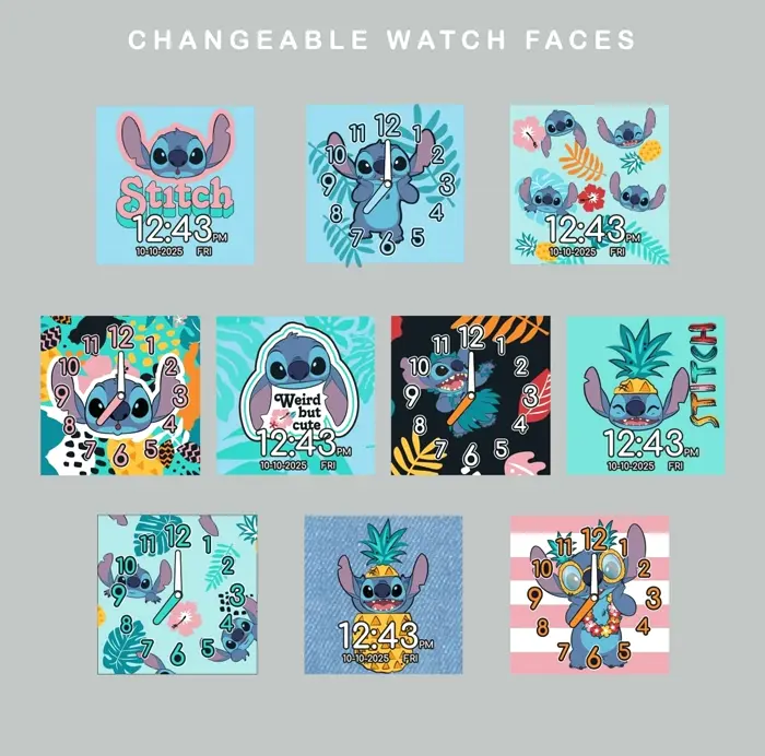 Kids Disney-themed Lilo & Stitch Educational Smartwatch