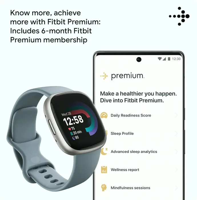 Fitbit Smartwatch 4 with Activity Tracker, Heart Monitor