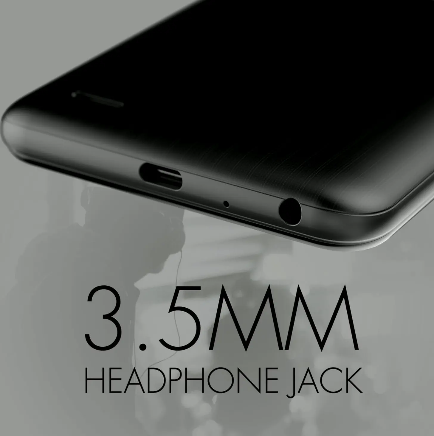 NUU A23 Plus Basic Cell Phone Dual SIM, Black, 365-Day Warranty